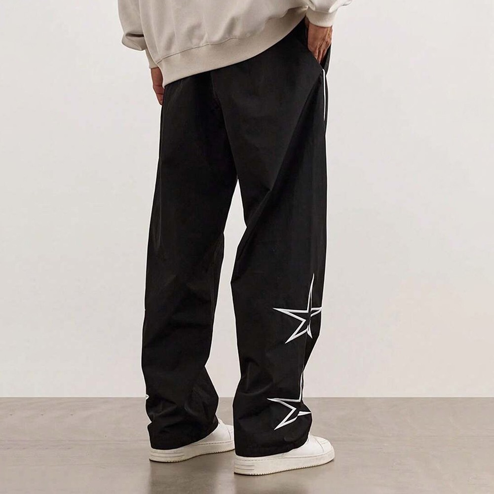 Men's Comfortable Drawstring Pants with Cool Star Prints Available Now - Picture 18 of 27