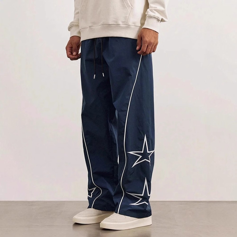 Men's Comfortable Drawstring Pants with Cool Star Prints Available Now - Picture 24 of 27