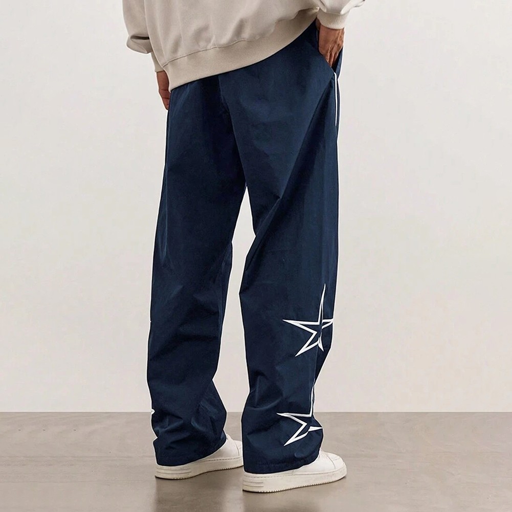 Men's Comfortable Drawstring Pants with Cool Star Prints Available Now - Picture 25 of 27