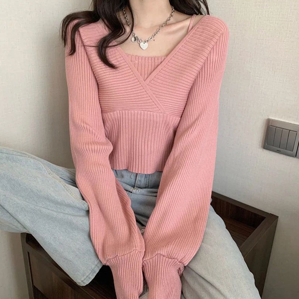 Causal Style Solid Color For Women's Long Sleeve Top Perfect for Vacation Days - Picture 21 of 40