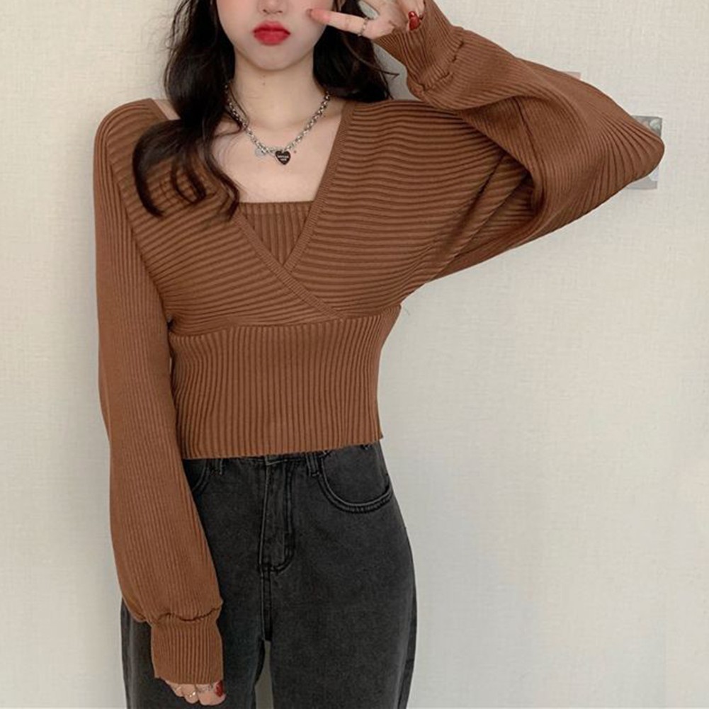 Causal Style Solid Color For Women's Long Sleeve Top Perfect for Vacation Days - Picture 38 of 40