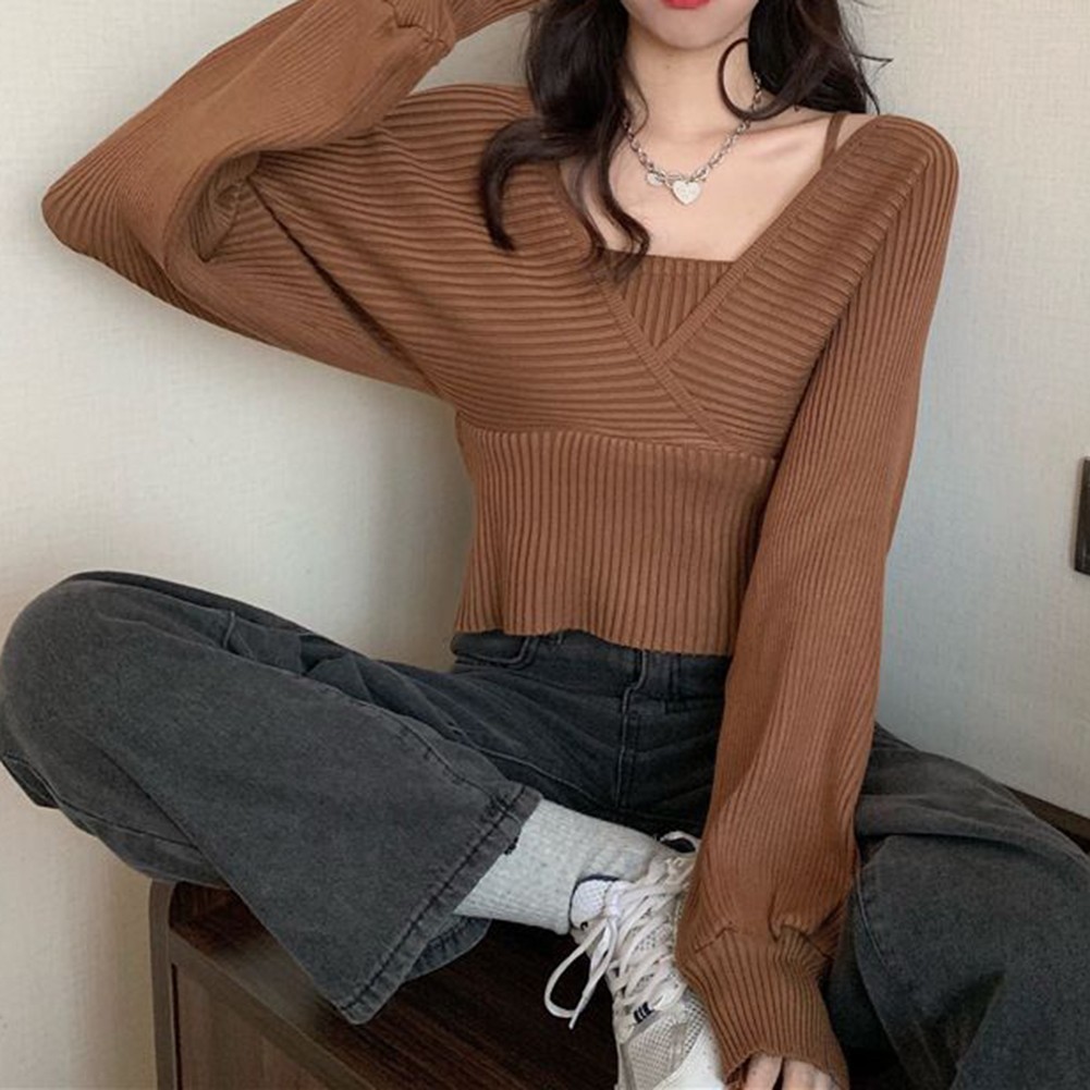 Causal Style Solid Color For Women's Long Sleeve Top Perfect for Vacation Days - Picture 36 of 40