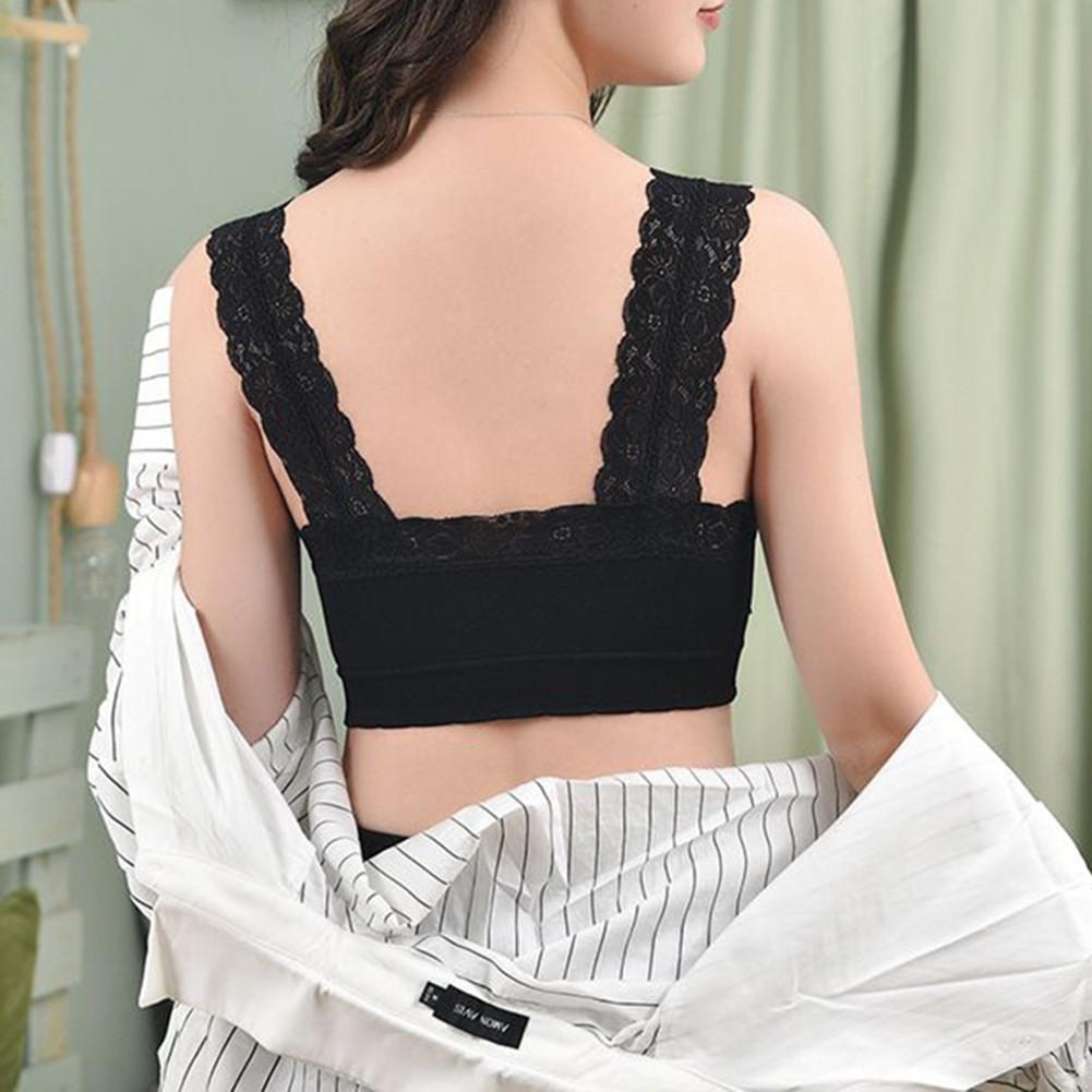 Elegante chaleco deportivo para mujer con una forma de U única y hermosos detalles de encaje - Imagen 14 de 25