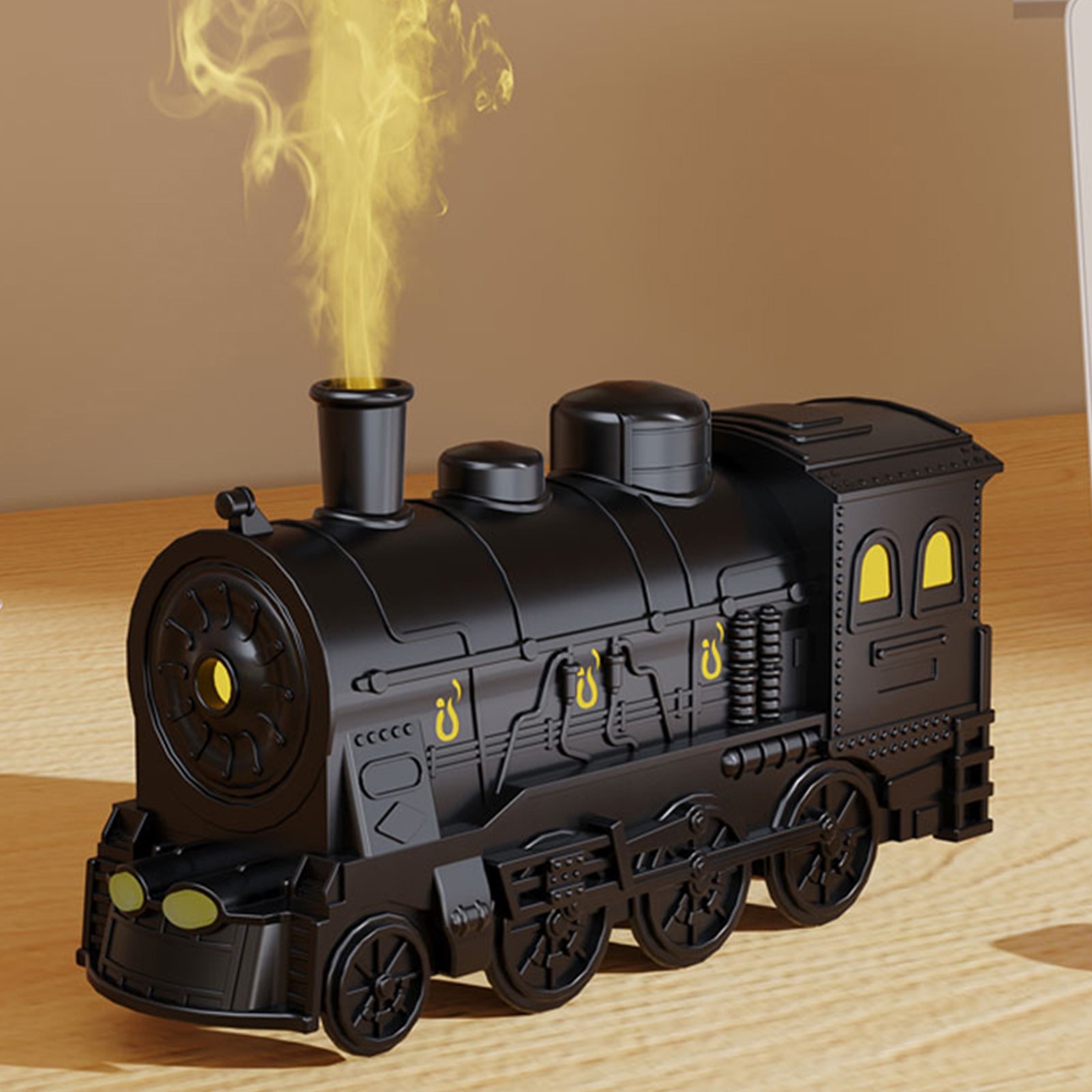 Train Shaped Aromatherapy Diffuser 300ml for Relaxing Home Environment