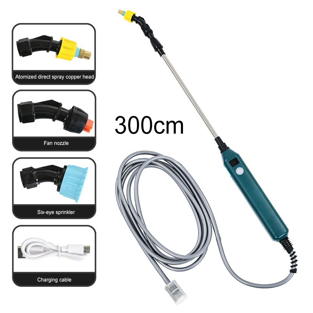 Efficient Watering System Portable Electric Sprayer with Hose and Nozzles - Picture 31 of 54