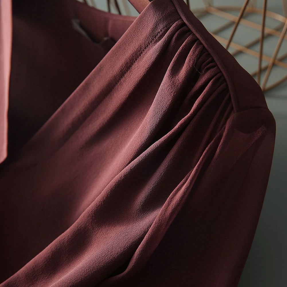 Easygoing For Women's Chiffon Top with Long Sleeves and Stylish Ruffles - Picture 25 of 37