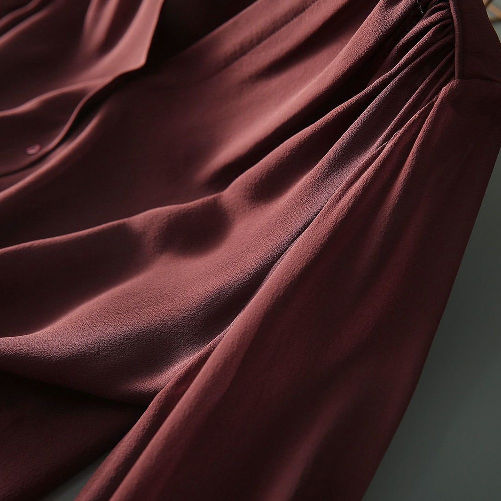 Easygoing For Women's Chiffon Top with Long Sleeves and Stylish Ruffles - Picture 32 of 37