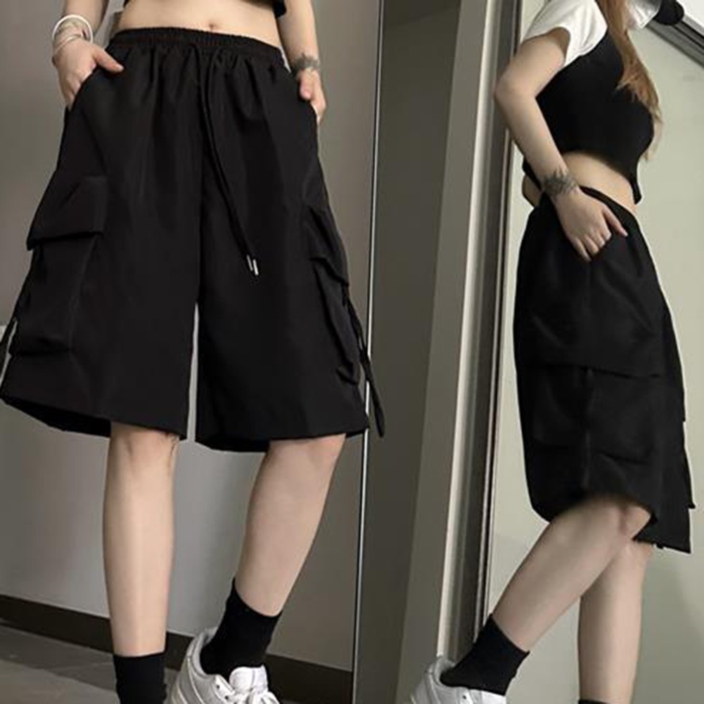 Summer Trousers for Women with Comfortable Loose Fit and Cargo Pockets - Picture 15 of 27