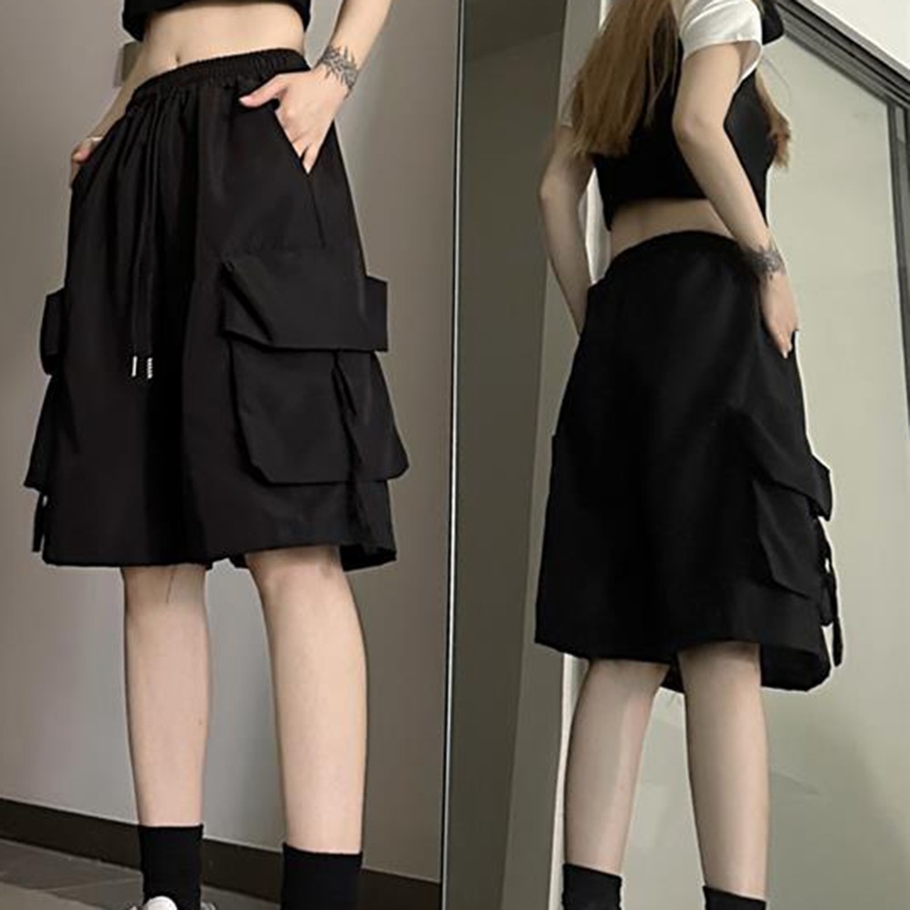 Summer Trousers for Women with Comfortable Loose Fit and Cargo Pockets - Picture 14 of 27