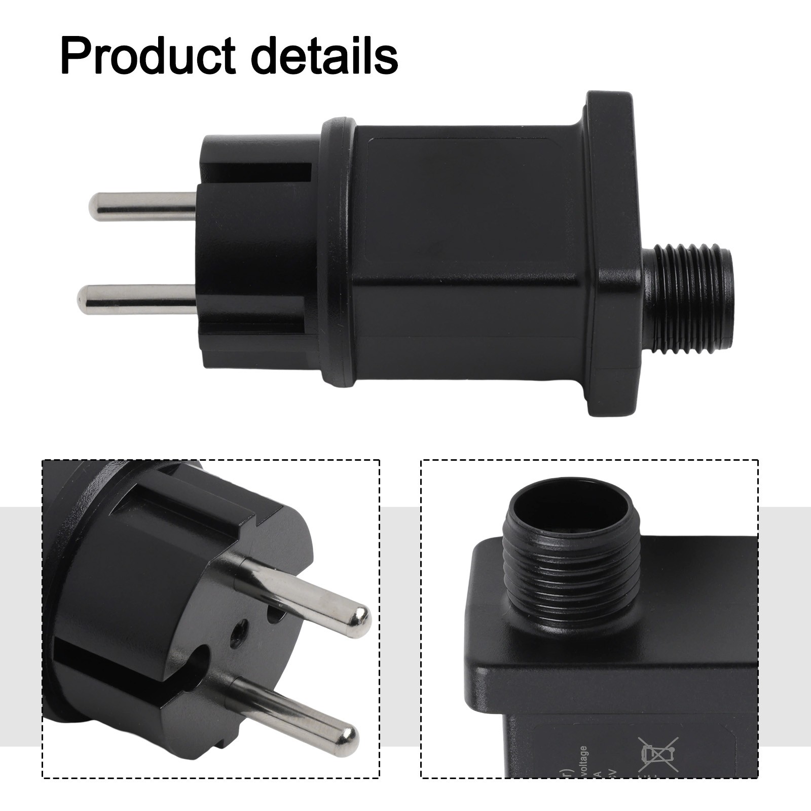 IP44 Wasserdichter 12V Trafo für sicheren Betrieb von LED Lichterketten - Bild 43 von 52