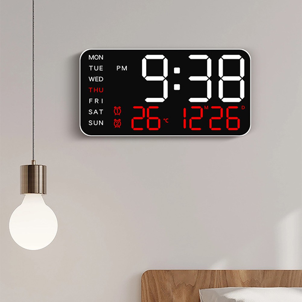 Modern Electronic Alarm Clock with Large Display and Flexible Setup