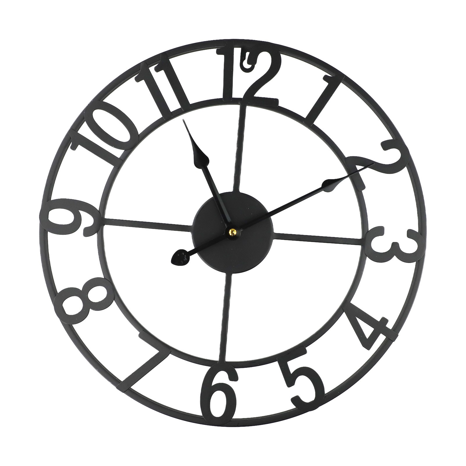 Stilvolle Wanduhr aus Metall für den Außenbereich perfekt für Garten und für - Bild 42 von 52