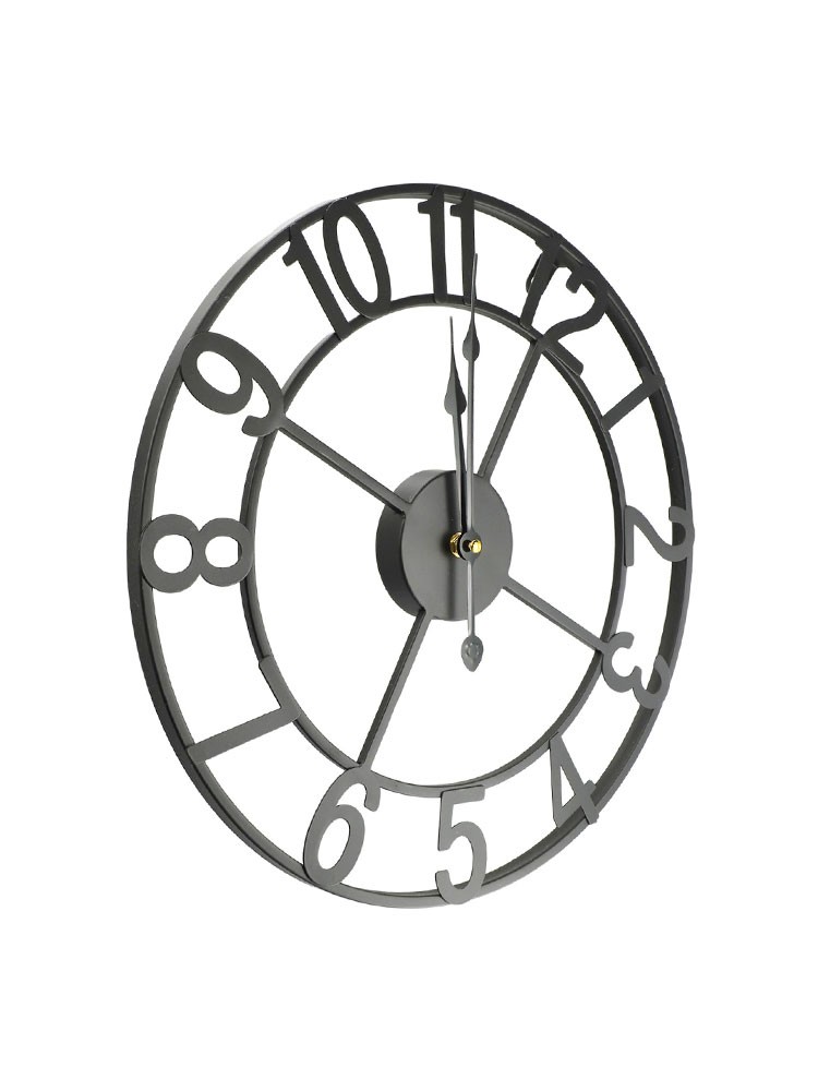 Stilvolle Wanduhr aus Metall für den Außenbereich perfekt für Garten und für - Bild 41 von 52