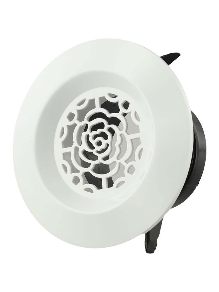 Multi Purpose White Flower Air Vent Cover with Easy Installation Features