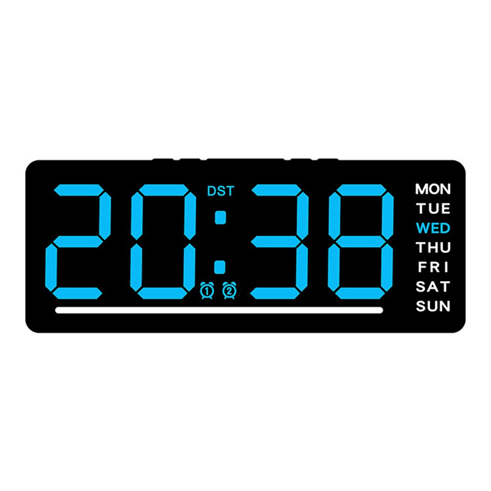 Digital Wall Clock with Temperature and Date Display for Any Environment