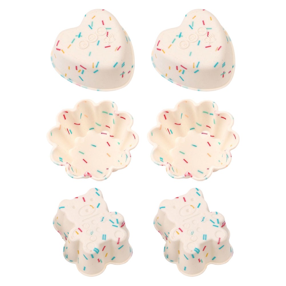 Silikon Backformen Set für Cupcakes und Gelees 6 Stück verschiedene Formen - Bild 15 von 15