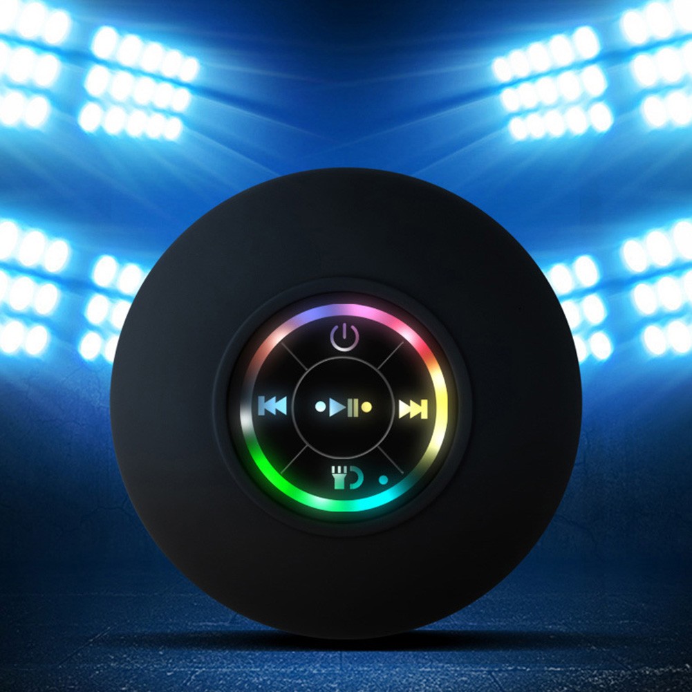 Lightweight BT Shower Speaker with Strong Suction and LED Light Feature - Photo 18/26