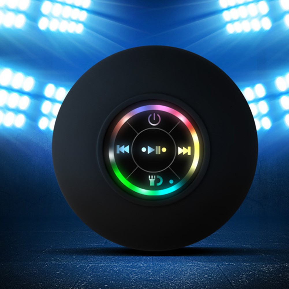 Lightweight BT Shower Speaker with Strong Suction and LED Light Feature - Photo 26/26