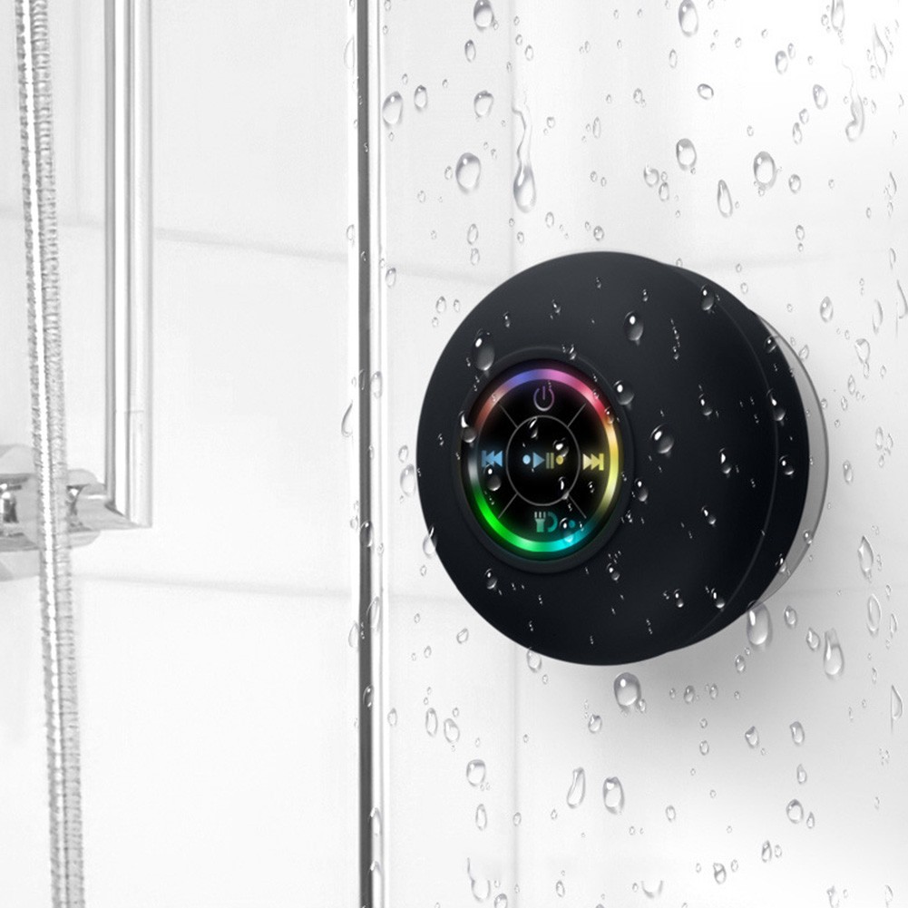 Lightweight BT Shower Speaker with Strong Suction and LED Light Feature - Photo 21/26