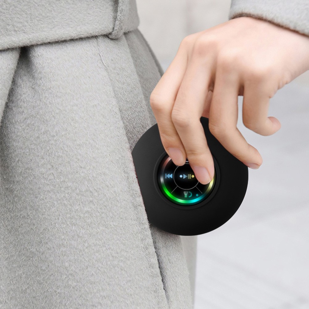 Lightweight BT Shower Speaker with Strong Suction and LED Light Feature - Photo 16/26