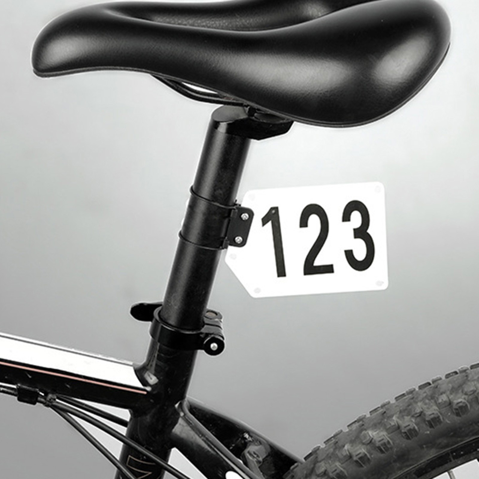 Numéro Plaque Numérique Autocollant Cartes Support Vélo Accessoires Fixé Sangle - Picture 28 of 39