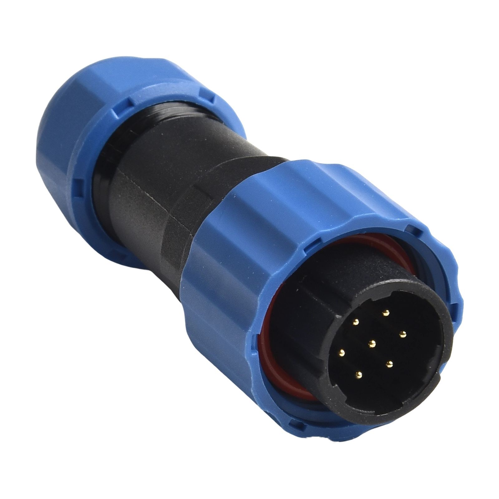 Blue Black IP68 Waterproof Circular Connector for LED Lighting (29pin) - Picture 70 of 75