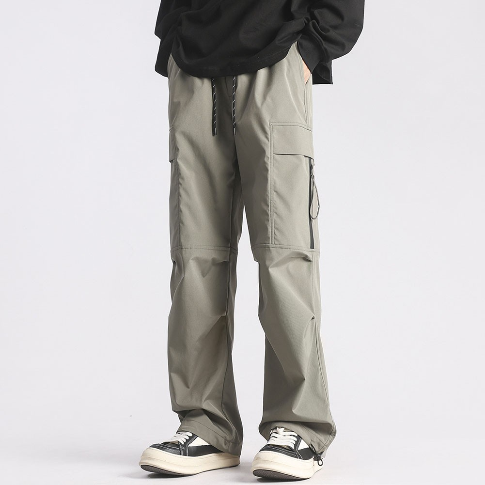 Waterproof Cargo Pants for Men with Loose Fit and Fashionable Casual Style