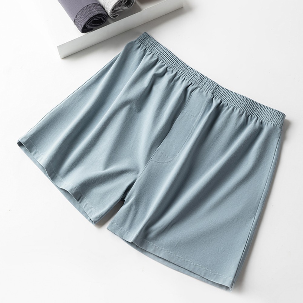 Men's Casual Cotton Boxers Mid Waist Underwear Comfortable Home Trunks Shorts - Picture 14 of 17