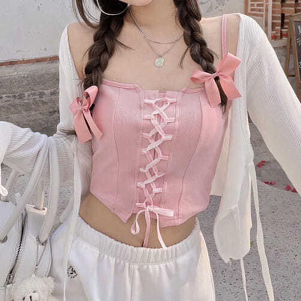 Womens Strappy Tank Top Stylish and Breathable Design for Summer Activities - Picture 20 of 21