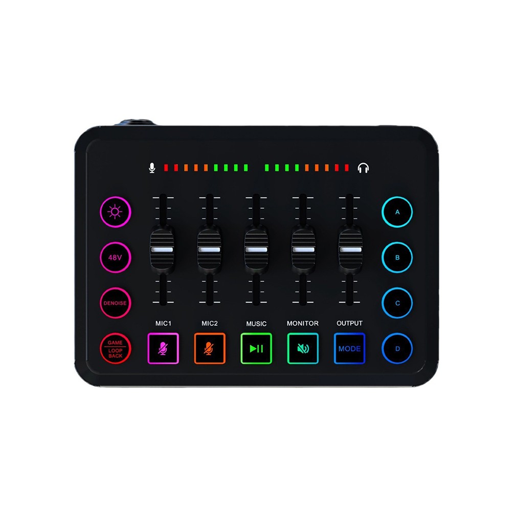 Mixeur gaming RGB facilement transportable idéal pour la création de contenu à distance - Photo 13/14