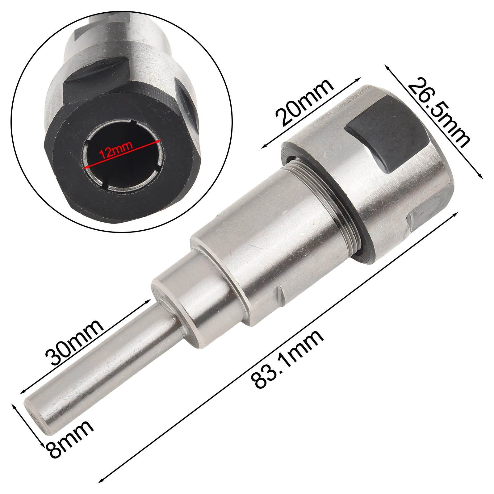 Carbon Steel Router Bit Adapter Extender for High Strength and Hardness - Picture 48 of 70