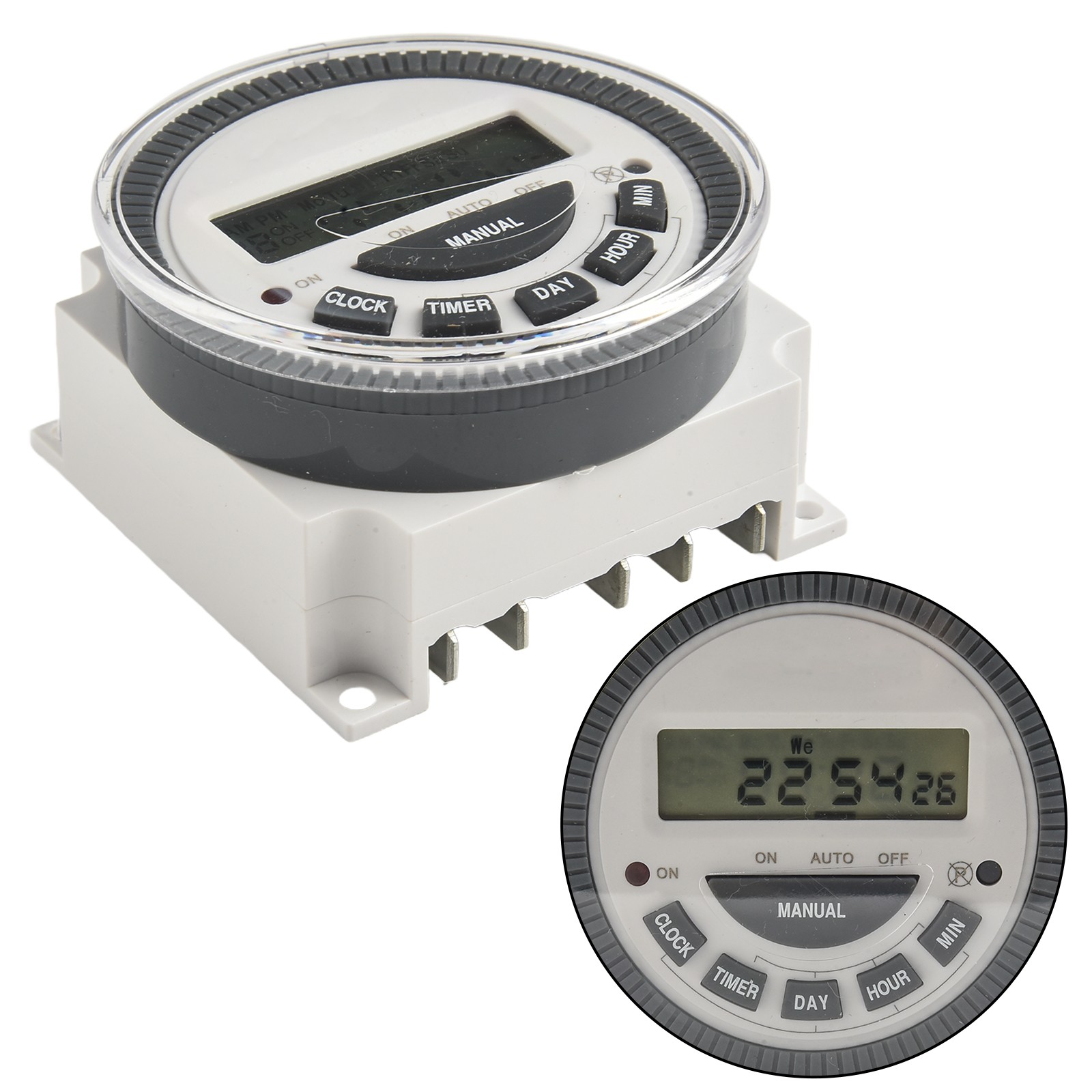 7 Days Weekly Programmable Digital Timer Lighting Switch LCD ON/OFF Time Relay - Picture 20 of 31
