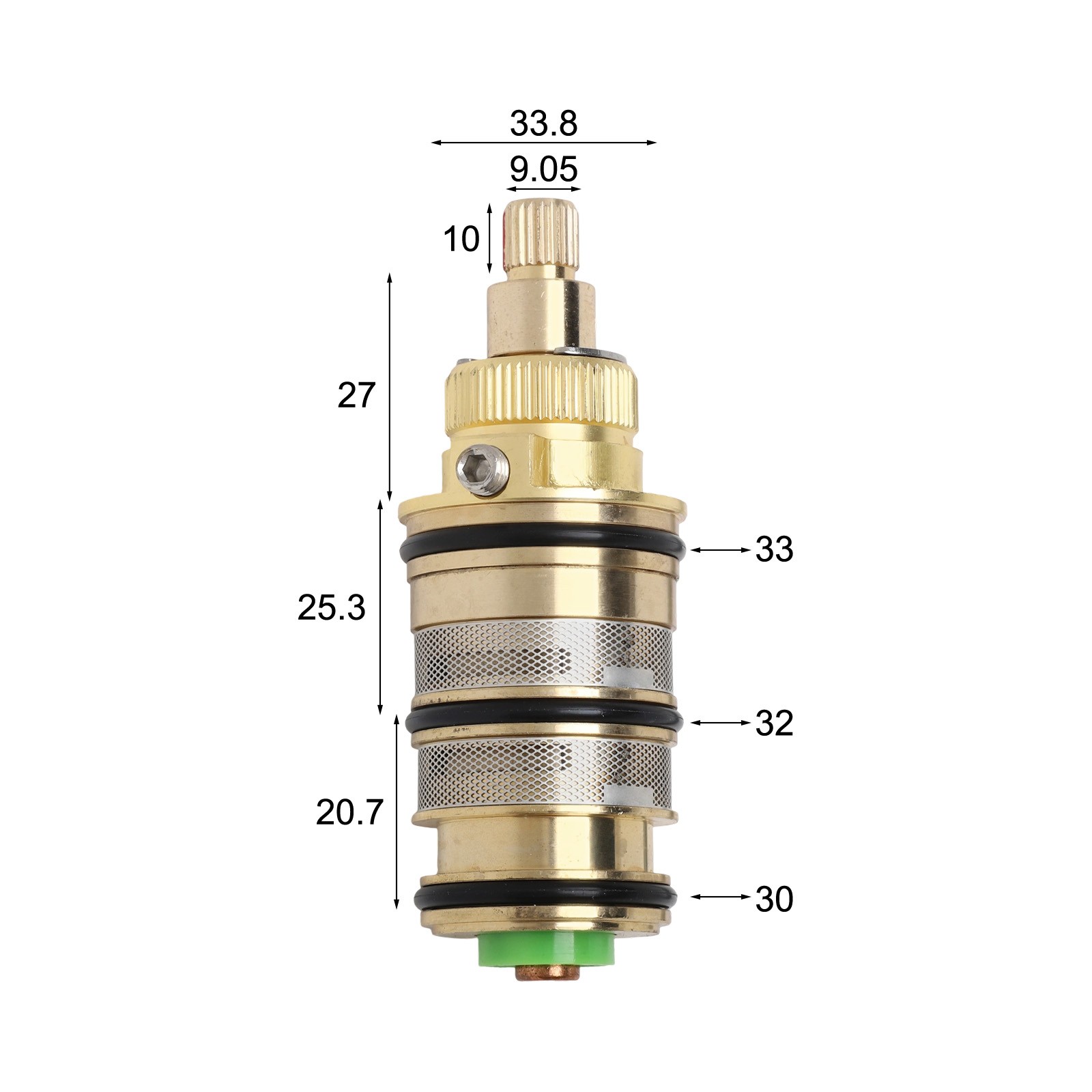 Long lasting Brass Replacement Cartridge for Bath Mixer Faucet Shower Valve