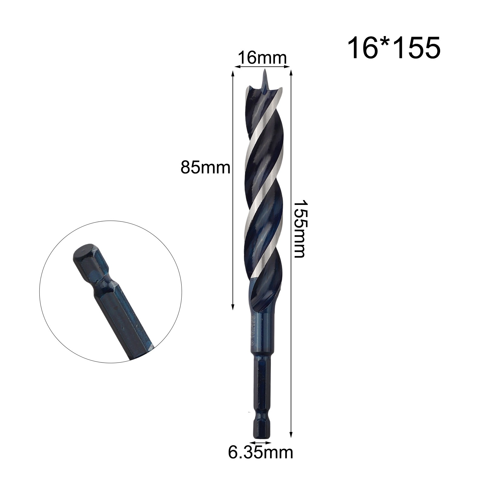Auger Drill Bit 3 Slot Drill Bit Drilling Operations Precise Hole Positioning - Bild 26 von 50