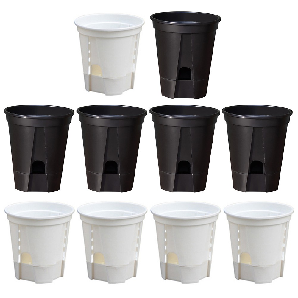 Easily Usable Self Watering Garden Pots Set of 10 with Effective Features - Afbeelding 13 van 15