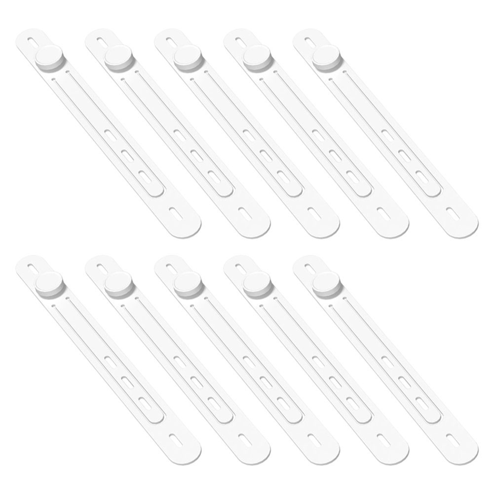 Reusable Silicone Cable Ties for Data and Headphone Organization 10 Pcs - Bild 18 von 24