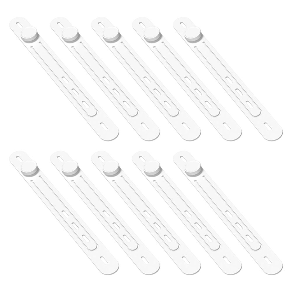 Reusable Silicone Cable Ties for Data and Headphone Organization 10 Pcs - Bild 19 von 24