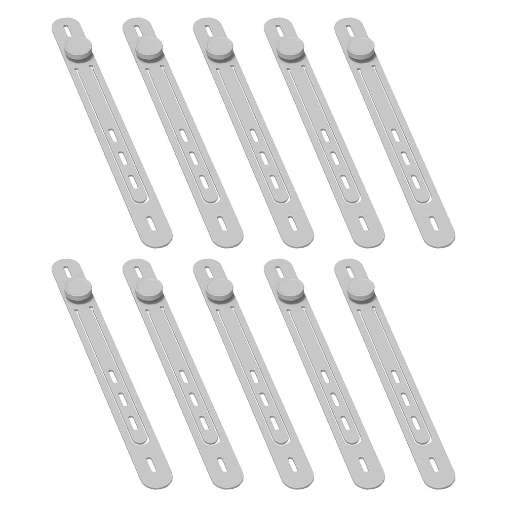 Reusable Silicone Cable Ties for Data and Headphone Organization 10 Pcs - Bild 20 von 24