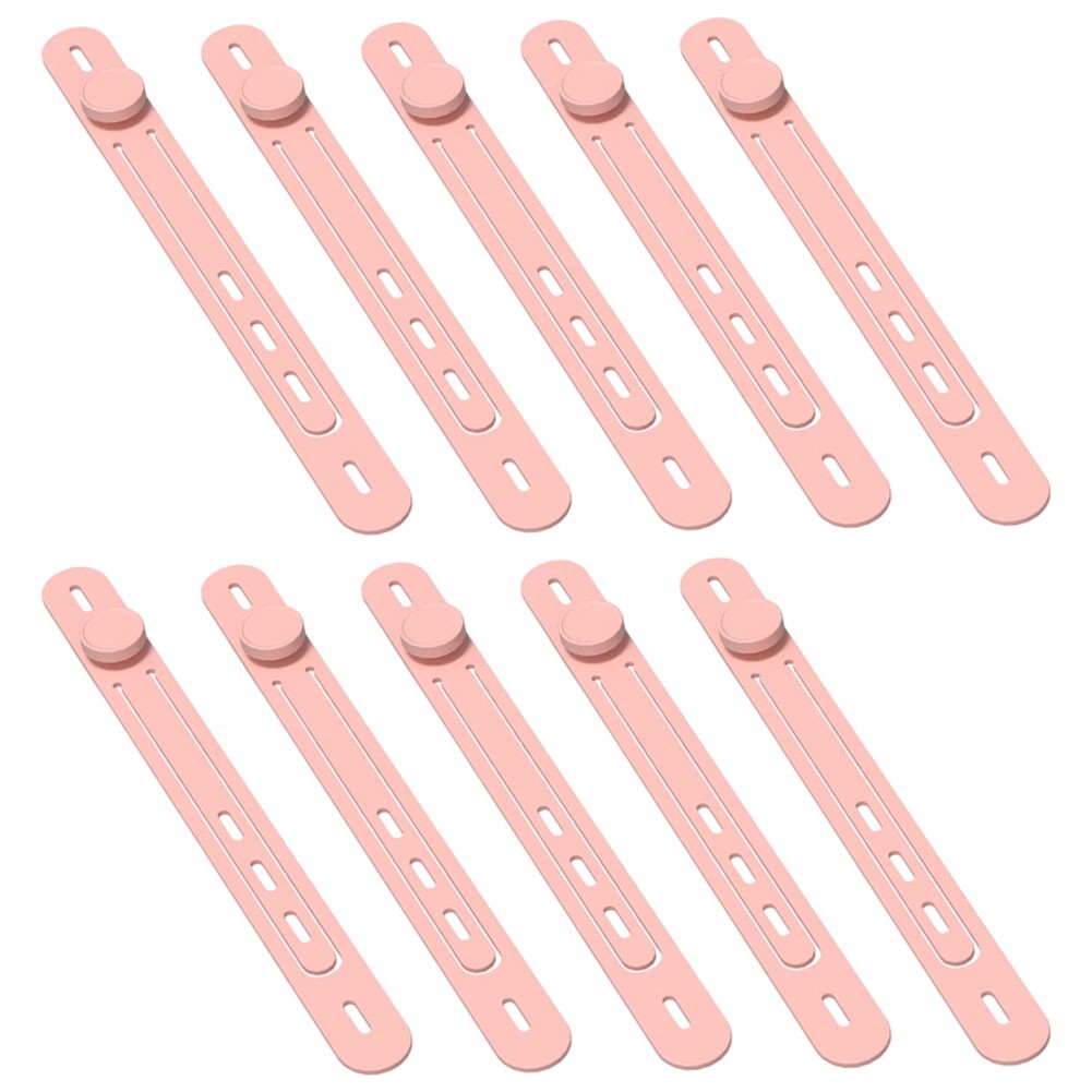 Reusable Silicone Cable Ties for Data and Headphone Organization 10 Pcs - Bild 22 von 24
