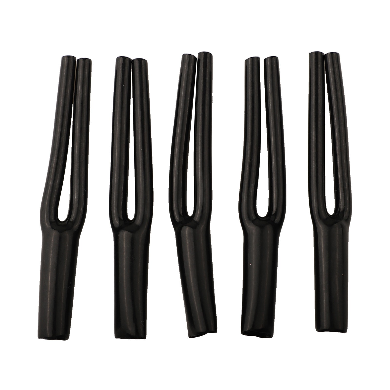 Diverse Size Options with This Pack of 5 Black PVC Speaker Wire Covers