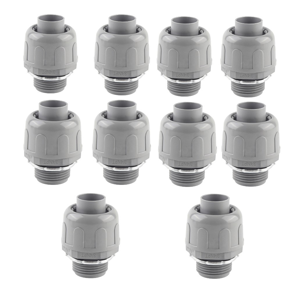 Jeu de 10 connecteurs flexibles PVC conçus efficacement pour installations - Photo 20/21