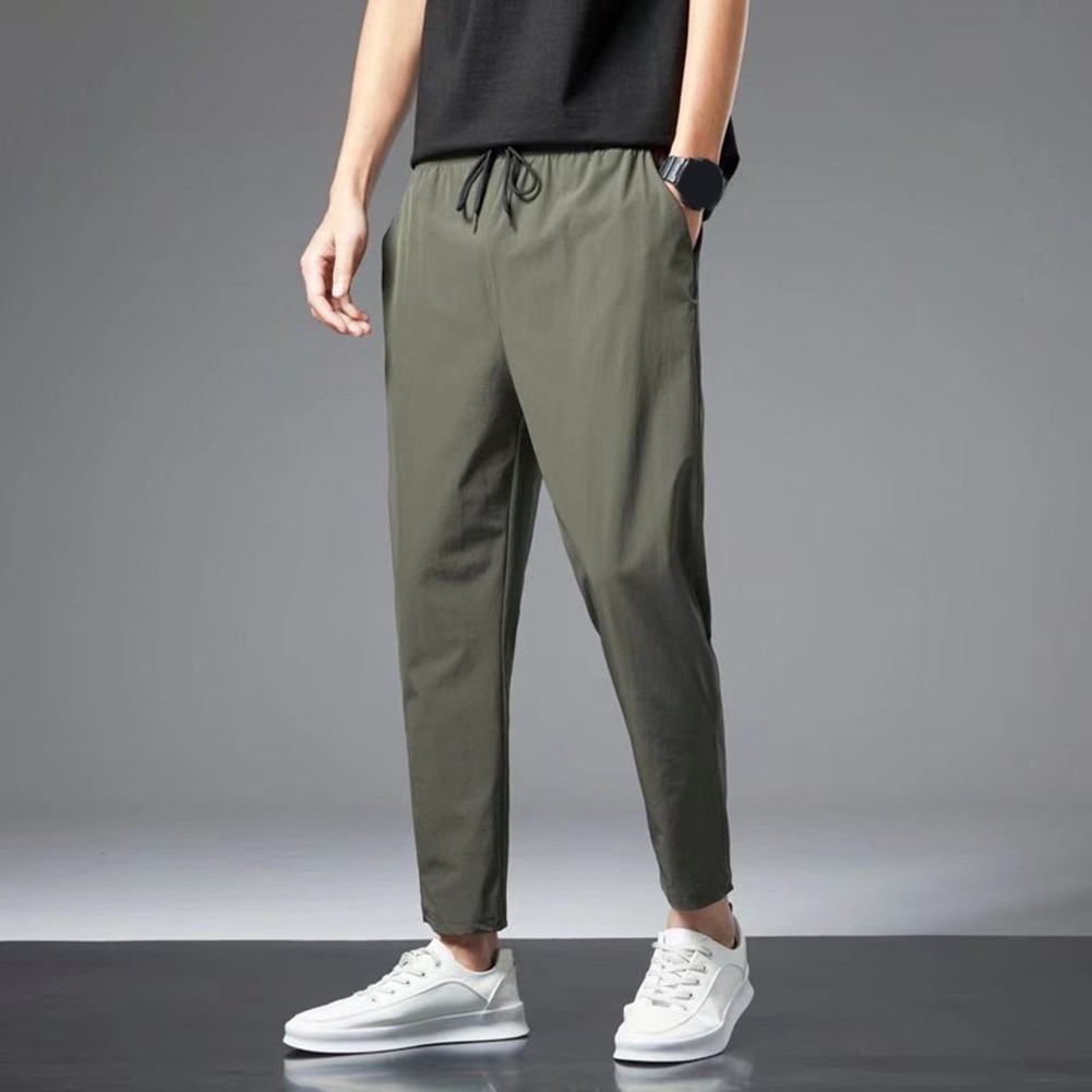 Mens Ankle Pants with Sporty Design Great for Casual Wear and Active Use