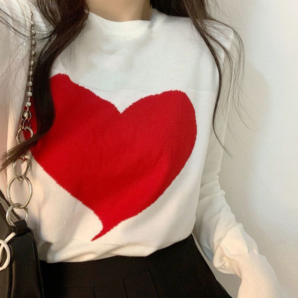 Stylische Langarm-Sweatshirts für Damen mit einzigartigem Love-Design-Muster - Bild 19 von 27