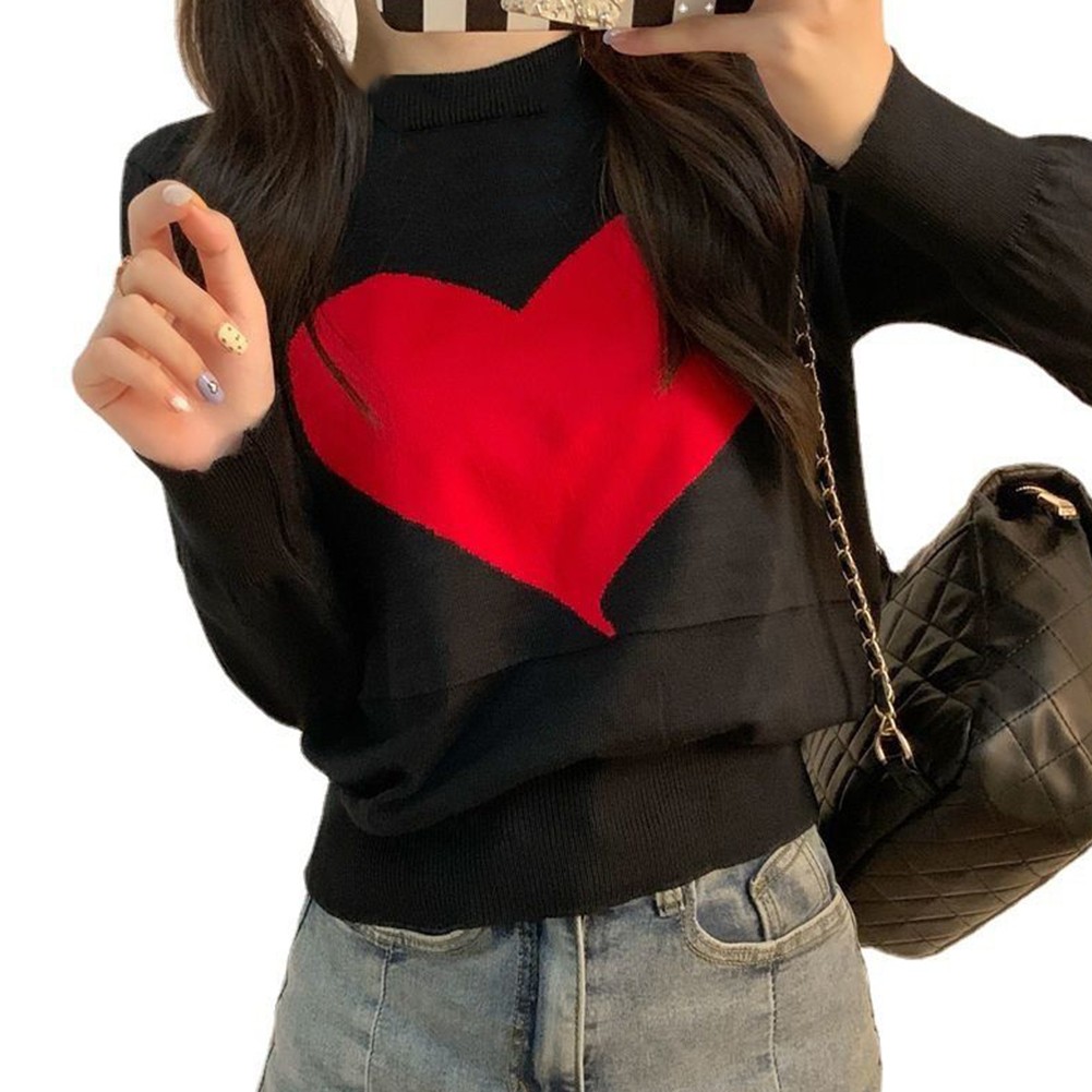 Stylische Langarm-Sweatshirts für Damen mit einzigartigem Love-Design-Muster - Bild 16 von 27