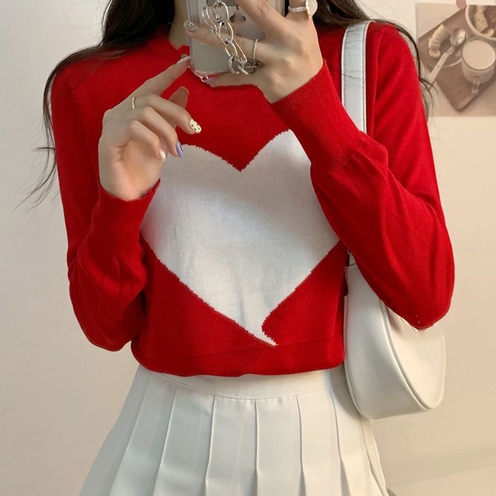 Stylische Langarm-Sweatshirts für Damen mit einzigartigem Love-Design-Muster - Bild 22 von 27