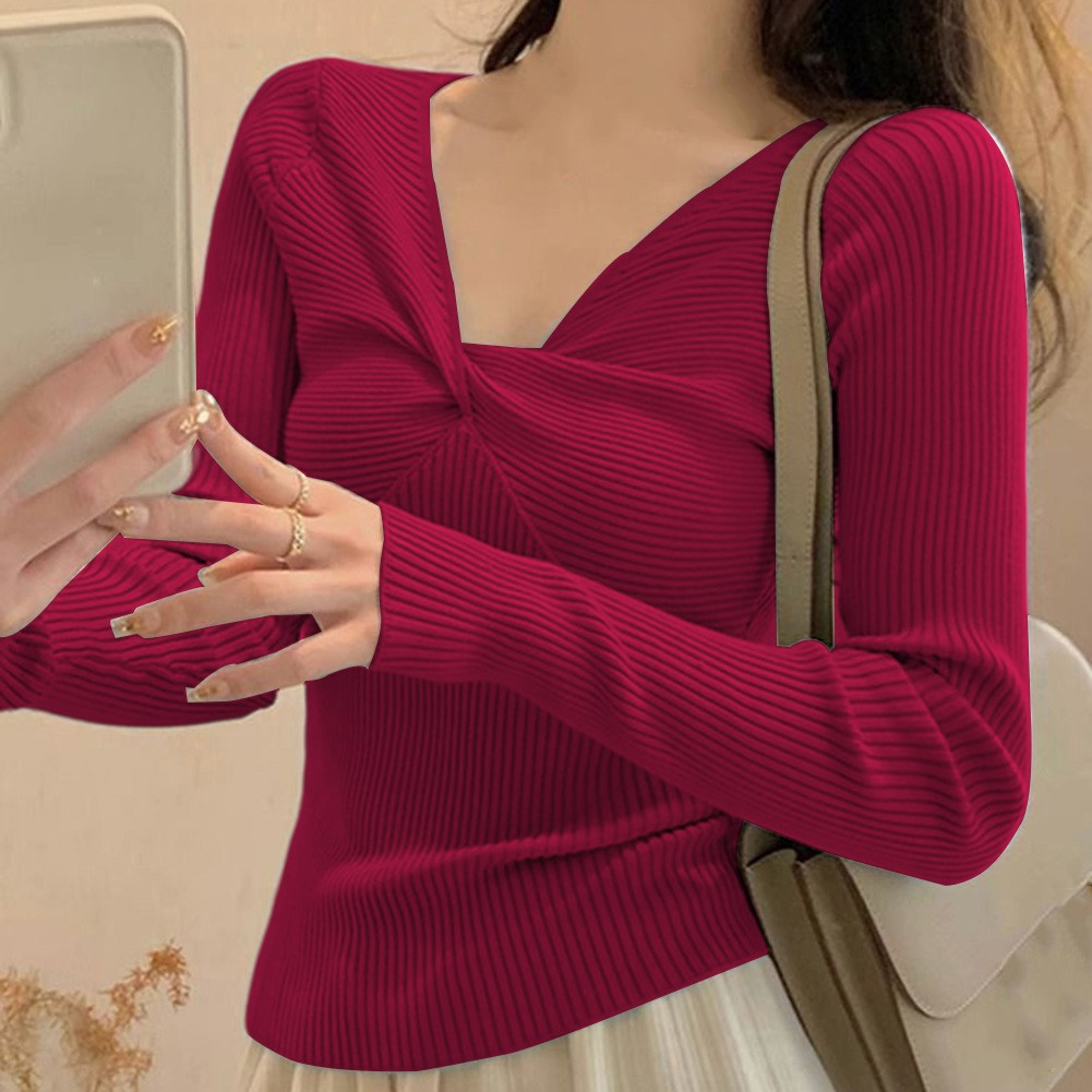 Elegante für Damen Strick-Unterwäsche-Oberteile im klassischen Tweed-Design un - Bild 23 von 23