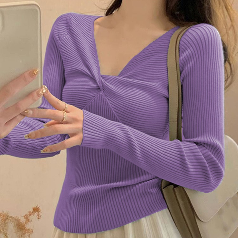 Elegante für Damen Strick-Unterwäsche-Oberteile im klassischen Tweed-Design un - Bild 22 von 23