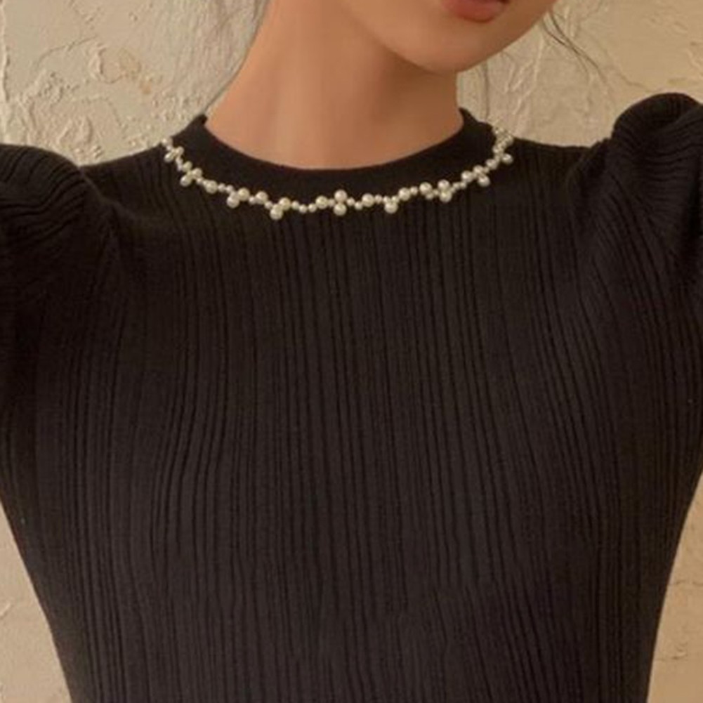 Hauts pull à manches trompette à la mode pour femmes options acheter de vêtements dé