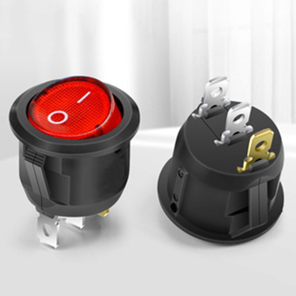 Lot de 10 interrupteurs à bascule ronds économiques OnOff avec lumière LED po - Photo 16 sur 19