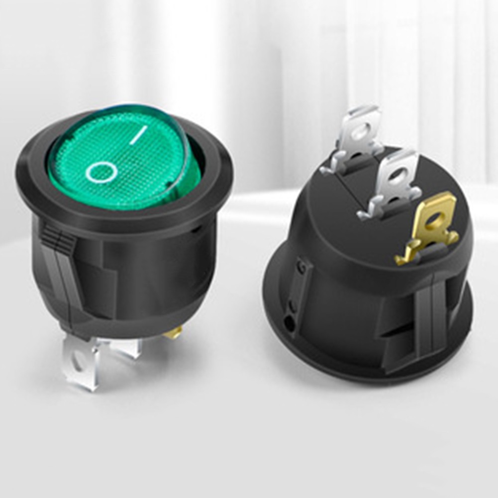 Lot de 10 interrupteurs à bascule ronds économiques OnOff avec lumière LED po - Photo 19 sur 19
